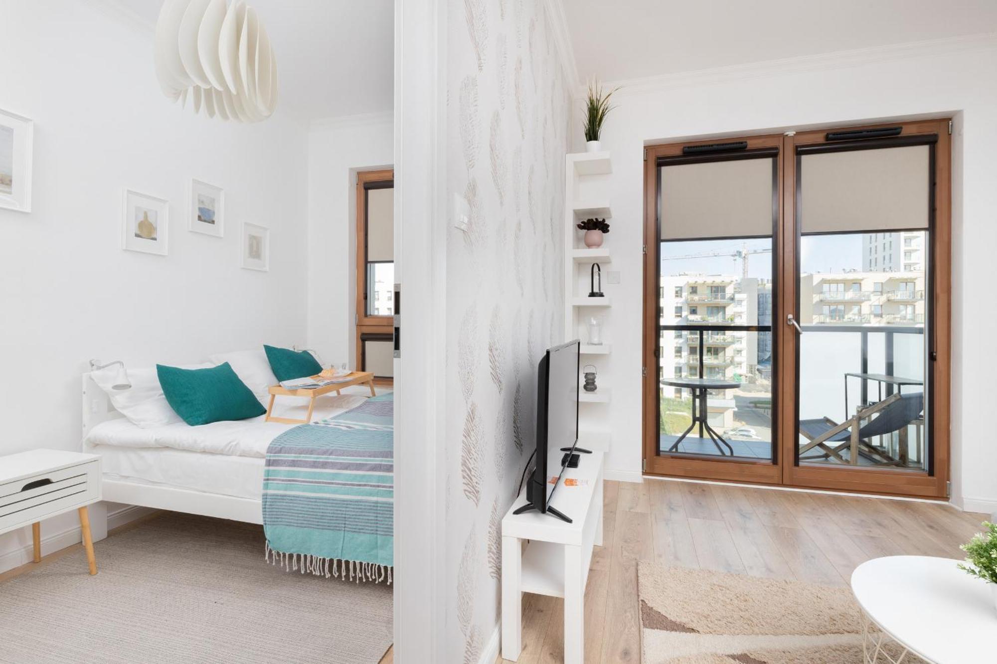 Starowiejska Apartment With Balcony Next To Arena Gdansk Stadium By Noclegi Renters Exterior foto